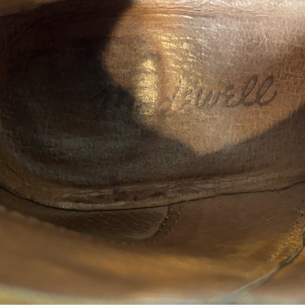 Madewell The Billie Suede Anke Boot Tan Size 9 - Picture 8 of 9